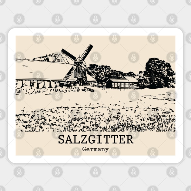 Salzgitter - Germany Magnet by Lakeric